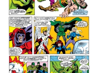 Champions #16, pg. 10; pencils, John Byrne; inks, Mike Esposito Champions #16, pg. 10; pencils, John Byrne; inks, Mike Esposito; Hulk