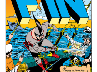 Comedy Comics #9, pg. 55; "The Fin"; Bill Everett, Timely Marvel, Peter Noble