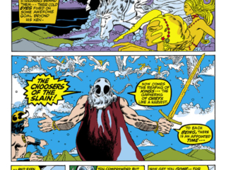 Conan the Barbarian #3, pg. 3; pencils, Barry Windsor-Smith; inks, Sal Buscema; Roy Thomas, Choosers of the Slain, Robert E. Howard