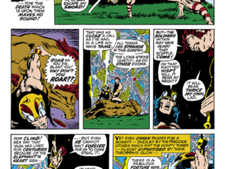 Conan the Barbarian #4, pg. 9; pencils, Barry Windsor-Smith; inks, Sal Buscema; Roy Thomas