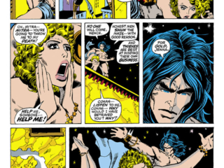 Conan the Barbarian #11, pg. 13; pencils, Barry Windsor-Smith; inks, Sal Buscema; Jenna, Roy Thomas, Mitra