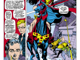 Conan the Barbarian #12, pg. 17; pencils and inks, Gil Kane; The Blood of the Dragon, Gil Kane, Roy Thomas, caricatures, Valannus, Kalligor, fantasy, sword and sorcery, Aquilonia