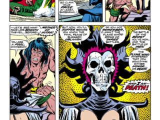 Conan the Barbarian #33, pg. 19; pencils, John Buscema; inks, Ernie Chan, Mother of Mitra