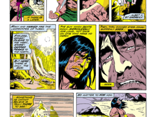 Conan the Barbarian #39, pg. 6; pencils and inks, John Buscema, wandering through the desert
