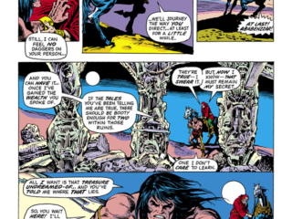 Conan the Barbarian #40, pg. 3; pencils, Rich Buckler; inks, Ernie Chan