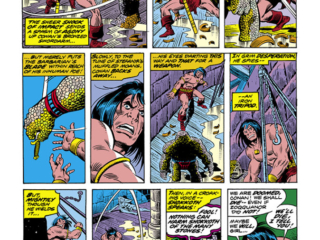 Conan the Barbarian #46, pg. 16; pencils, John Buscema; inks, Joe Sinnott; Shokkoth of the Many Stones