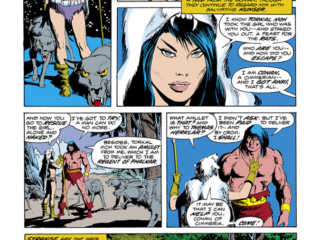 Conan the Barbarian #49, pg. 8; pencils, John Buscema; inks, Dick Giordano; Lupalina, the Wolf Mistress