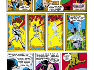Conan the Barbarian #50, pg. 13; pencils, John Buscema; inks, Dick Giordano; Unos