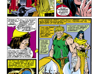 Conan the Barbarian #53, pg. 6; pencils by John Buscema; inks by Frank Springer