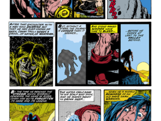Conan the Barbarian #64, pg. 4; pencils, Jim Starlin; inks, Al Milgrom