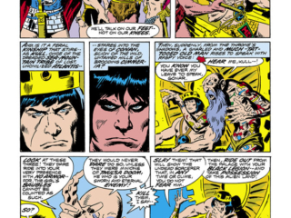 Conan the Barbarian #68, pg. 10; pencils and inks, John Buscema; Bulgar, King Kull crossover