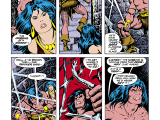 Conan the Barbarian #71, pg. 9; pencils, John Buscema; inks, Ernie Chan; B&ecirc;lit