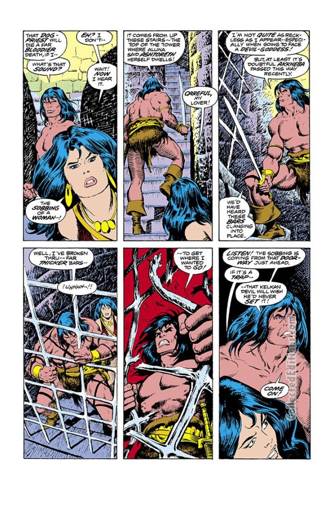 Conan the Barbarian #71, pg. 9; pencils, John Buscema; inks, Ernie Chan; Bêlit