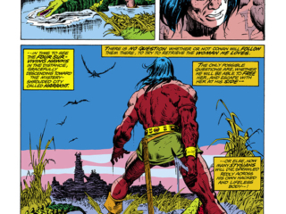 Conan the Barbarian #75, pg. 17; pencils, John Buscema; inks, Ernie Chan; best Conan comic