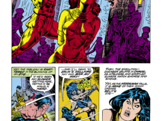 Conan the Barbarian #88, pg. 11; pencils, John Buscema; inks, Ernie Chan Conan the Barbarian #88, pg. 11; pencils, John Buscema; inks, Ernie Chan; Neftha, Bêlit