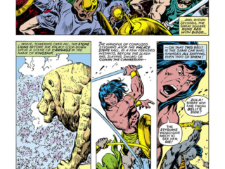 Conan the Barbarian #93, pg. 11; pencils, John Buscema; inks, Ernie Chan Conan the Barbarian #93, pg. 11; pencils, John Buscema; inks, Ernie Chan