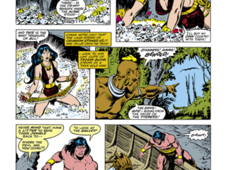 Conan the Barbarian #100, pg. 10; pencils, John Buscema; inks, Ernie Chan Conan the Barbarian #100, pg. 10; pencils, John Buscema; inks, Ernie Chan; Death of Bêlit