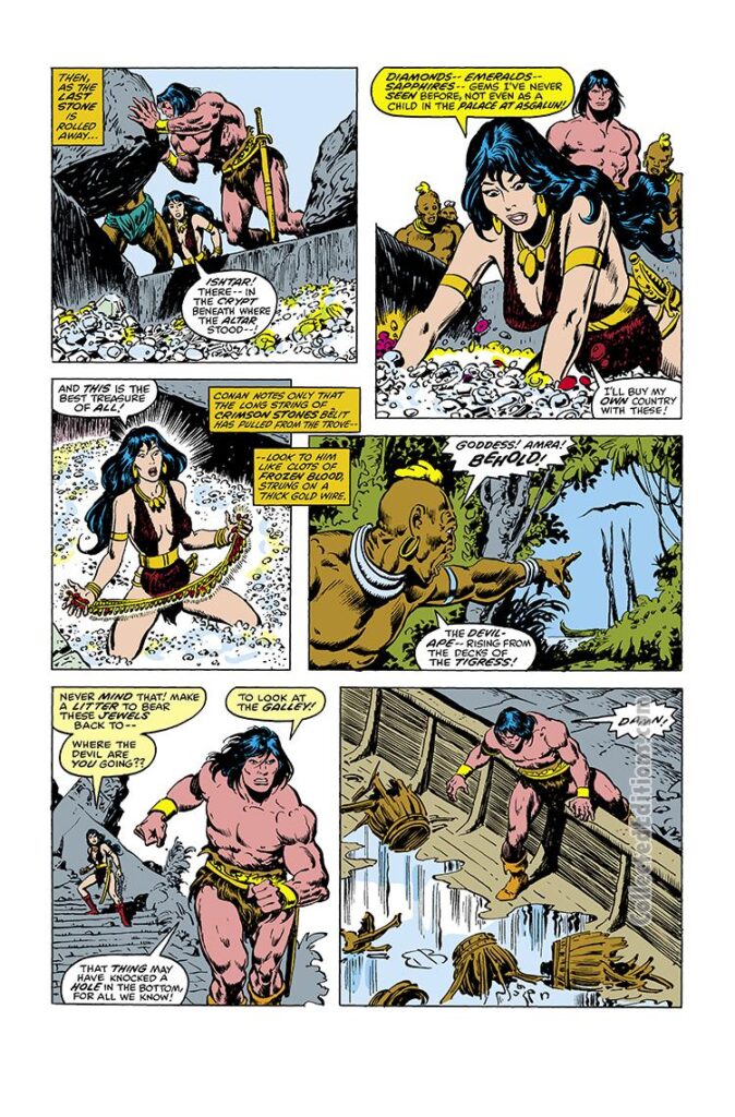 Conan the Barbarian #100, pg. 10; pencils, John Buscema; inks, Ernie Chan; Death of Bêlit
