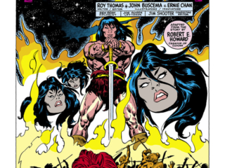 Conan the Barbarian #104, pg. 1; pencils, John Buscema; inks, Ernie Chan Conan the Barbarian #104, pg. 1; pencils, John Buscema; inks, Ernie Chan, The Vale of Lost Women, Roy Thomas