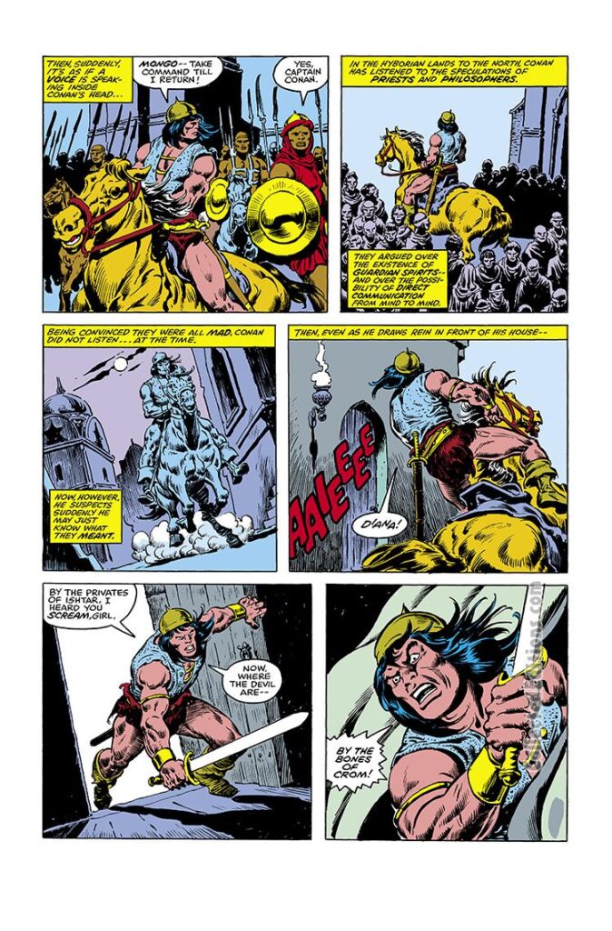 Conan the Barbarian #107, pg. 8; pencils, John Buscema; inks, Ernie Chan, Roy Thomas