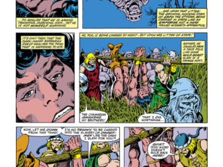 Conan the Barbarian #110, pg. 3; pencils, John Buscema; inks, Ernie Chan Conan the Barbarian #110, pg. 3; pencils, John Buscema; inks, Ernie Chan