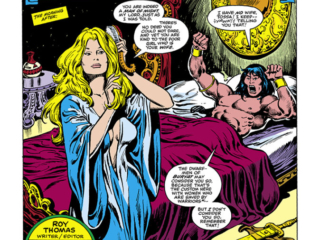 Conan the Barbarian #111, pg. 1; pencils, John Buscema; inks, Ernie Chan Conan the Barbarian #111, pg. 1; pencils, John Buscema; inks, Ernie Chan; Cimmerian Against a City, Roy Thomas