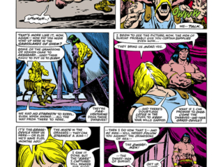 Conan the Barbarian #112, pg. 4; pencils, John Buscema; inks, Ernie Chan Conan the Barbarian #112, pg. 4; pencils, John Buscema; inks, Ernie Chan