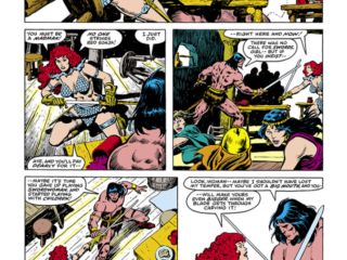 Conan the Barbarian #115, pg. 18; pencils, John Buscema; inks, Ernie Chan Conan the Barbarian #115, pg. 18; pencils, John Buscema; inks, Ernie Chan; Red Sonja, last issue by Roy Thomas