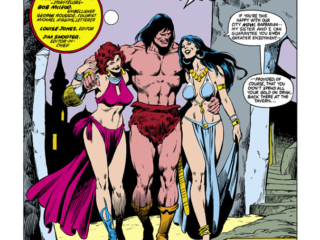 Conan the Barbarian #121, pg. 1; pencils, John Buscema; inks, Bob McLeod; The Price of Perfection, J.M. DeMatteis
