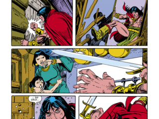 Conan the Barbarian #128, pg. 3; pencils and inks, Gil Kane