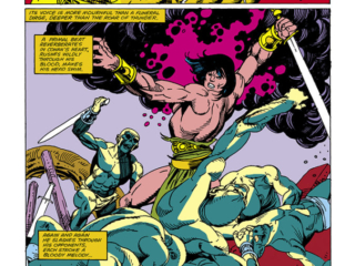 Conan the Barbarian #129, pg. 8; pencils and inks, Gil Kane