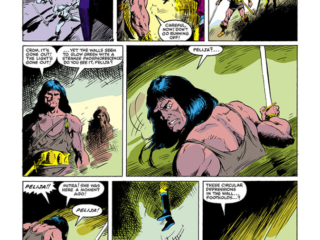 Conan the Barbarian #138, pg. 17; pencils and inks, Val Mayerik