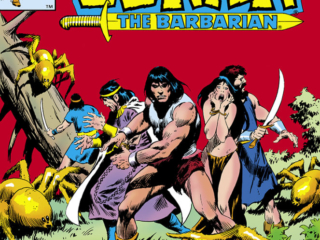 Conan the Barbarian #141 cover; pencils and inks, John Buscema