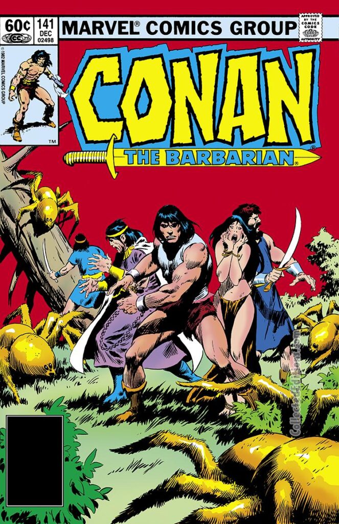 Conan the Barbarian #141 cover; pencils and inks, John Buscema