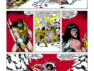 Conan the Barbarian #145, pg. 13; pencils and inks, Richard Howell