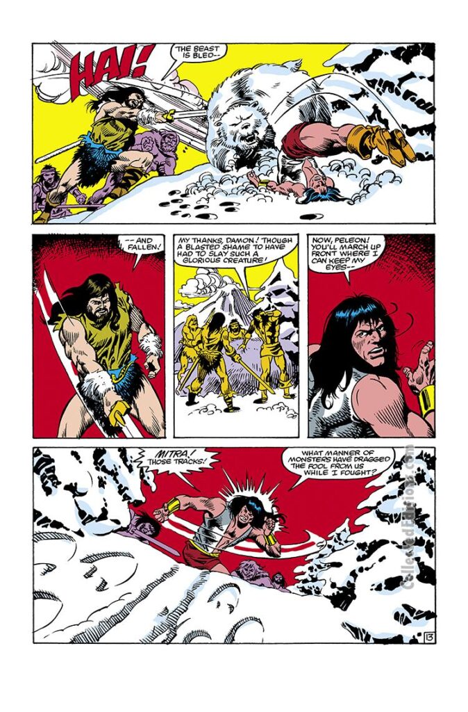 Conan the Barbarian #145, pg. 13; pencils and inks, Richard Howell