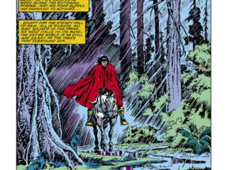 Conan the Barbarian #148, pg. 1; pencils, John Buscema; inks, Ernie Chan; The Plague of Forlek, Bruce Jones