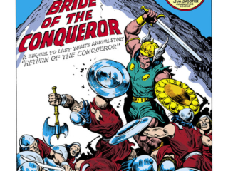 Conan the Barbarian Annual #5, pg. 1; pencils, John Buscema; inks, Ernie Chan Conan the Barbarian Annual #5, pg. 1; pencils, John Buscema; inks, Ernie Chan, Bride of the Conqueror, Queen Zenobia