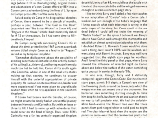 Bonus: Essay by Roy Thomas from The Chronicles of Conan Vol. 2 TPB