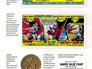 Bonus: Giant-Size Conan house ads/Marvel Value Stamp/Conan medallions