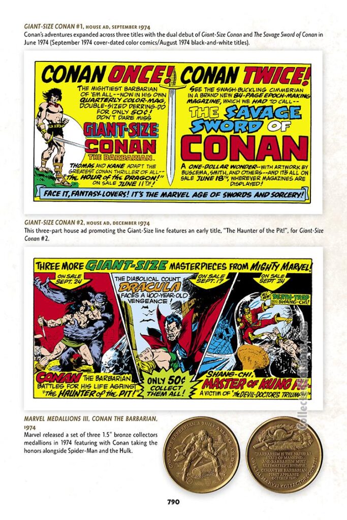 Bonus: Giant-Size Conan house ads, Conan Omnibus