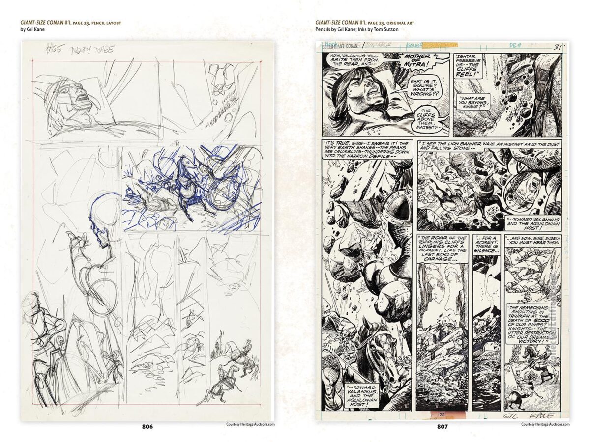 Bonus: Giant-Size Conan #1, pg. 23; layouts and pencils/inks by Gil Kane and Tom Sutton