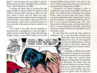 Bonus: Essay by Roy Thomas from Conan Saga #74