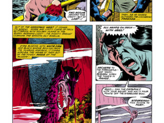 Marvel Graphic Novel: Conan of the Isles, pg. 51; pencils, John Buscema; inks, Dave Simons