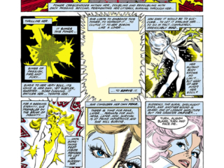 Dazzler #10, pg. 18; pencils, Frank Springer; inks, Vince Colletta Dazzler #10, pg. 18; pencils, Frank Springer; inks, Vince Colletta