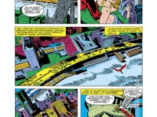 Dazzler #17, pg. 13; pencils, Frank Springer; inks, Vince Colletta Dazzler #17, pg. 13; pencils, Frank Springer; inks, Vince Colletta; Angel, X-Men, Warren Worthington III, romance