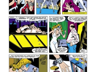 Dazzler #18, pg. 16; pencils, Frank Springer; inks, Vince Colletta Dazzler #18, pg. 16; pencils, Frank Springer; inks, Vince Colletta; rock and roll, disco star