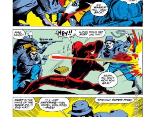 Daredevil #100, pg. 5; pencils, Gene Colan; inks, John Tartaglione