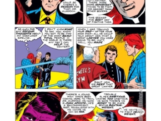 Daredevil #119, pg. 8; pencils, Bob Brown; inks, Don Heck; Matt Murdock