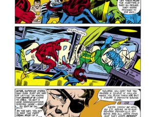 Daredevil #123, pg. 10; pencils, Bob Brown; Nick Fury